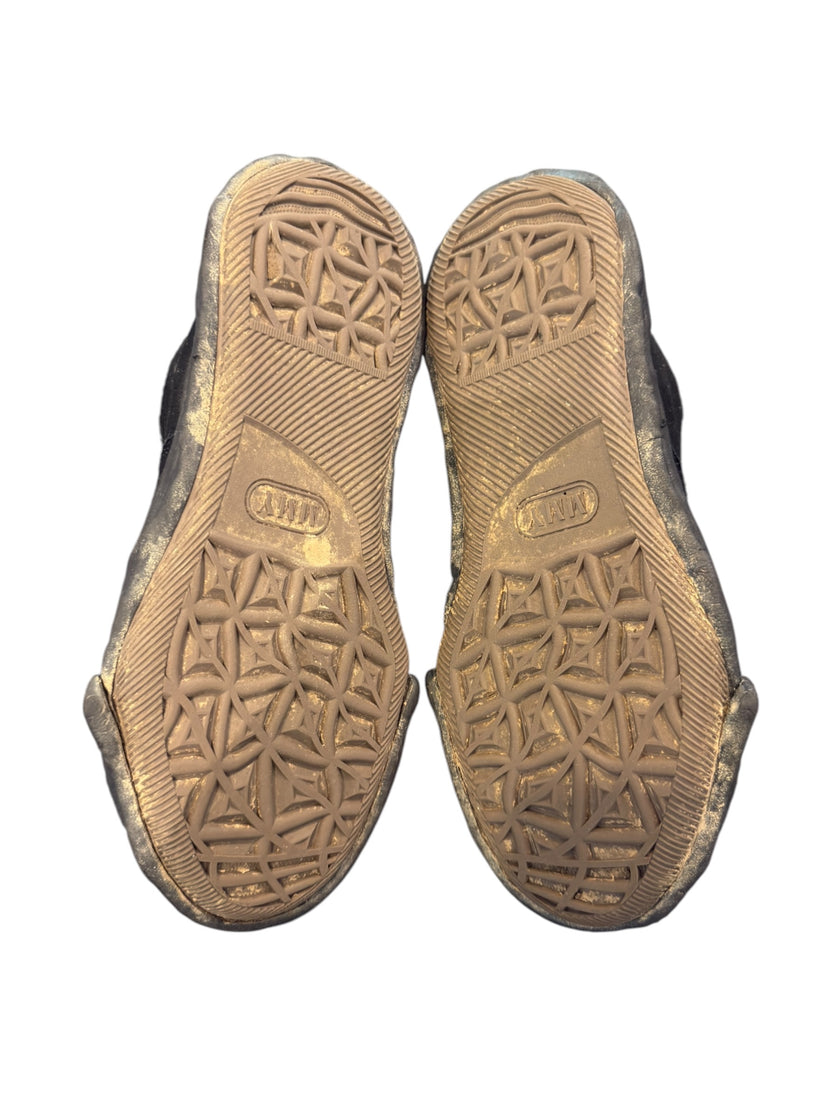 Maison Mihara Yasuhiro Peterson 23 OG Sole Vintage Effect Embroidered Canvas Triple Black