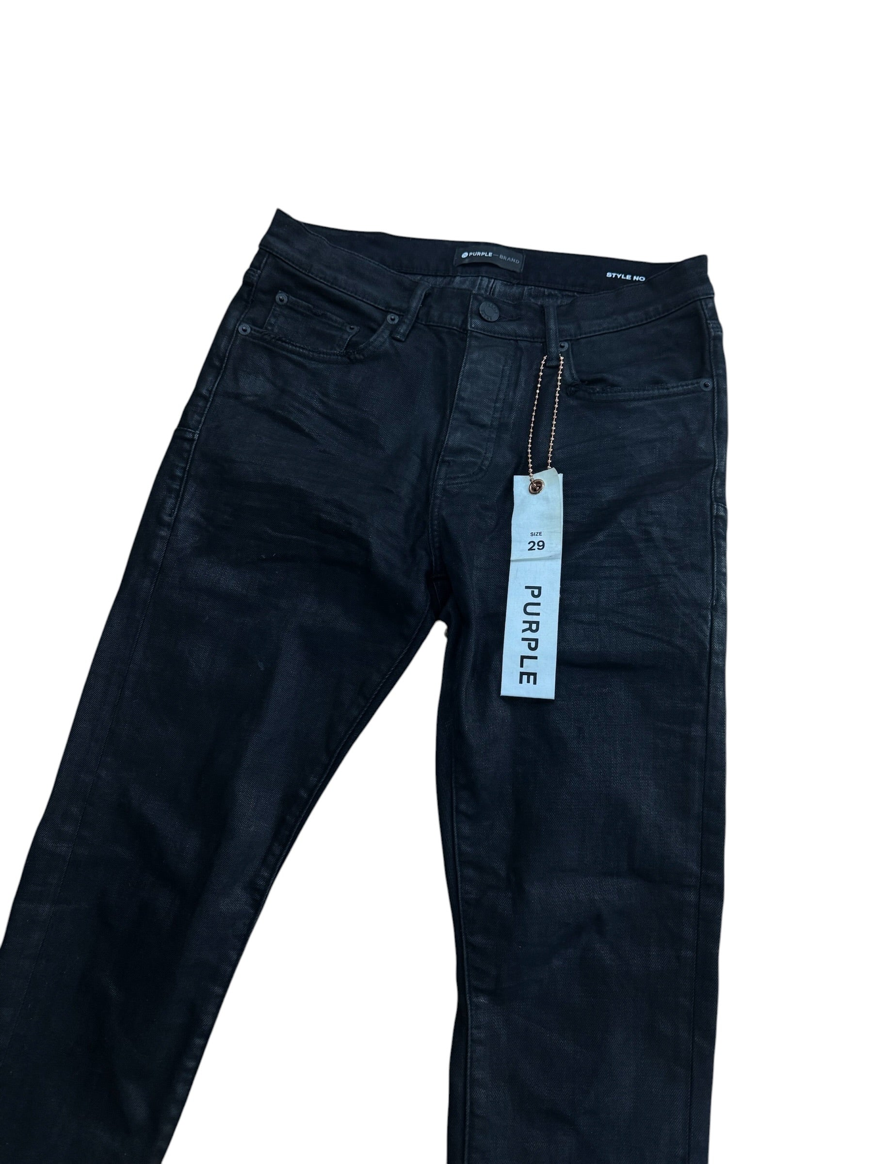Purple Denim Black
