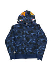A Bathing Ape Color Camo Shark Full Zip Hoodie