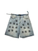 HMDD NY Yankees Digi Light Blue Jorts
