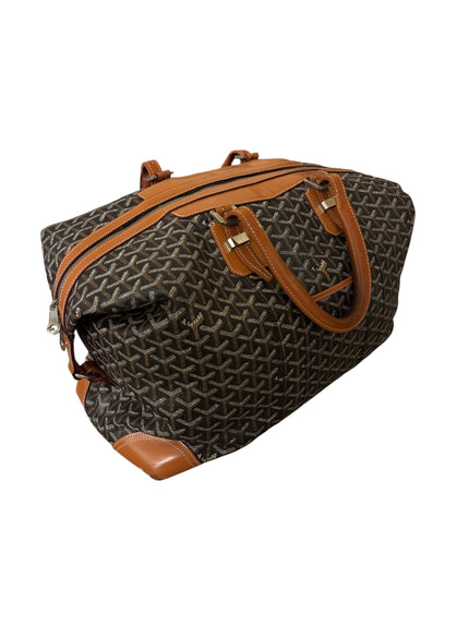 Goyard Black & Brown Boeing 55 Duffel Bag