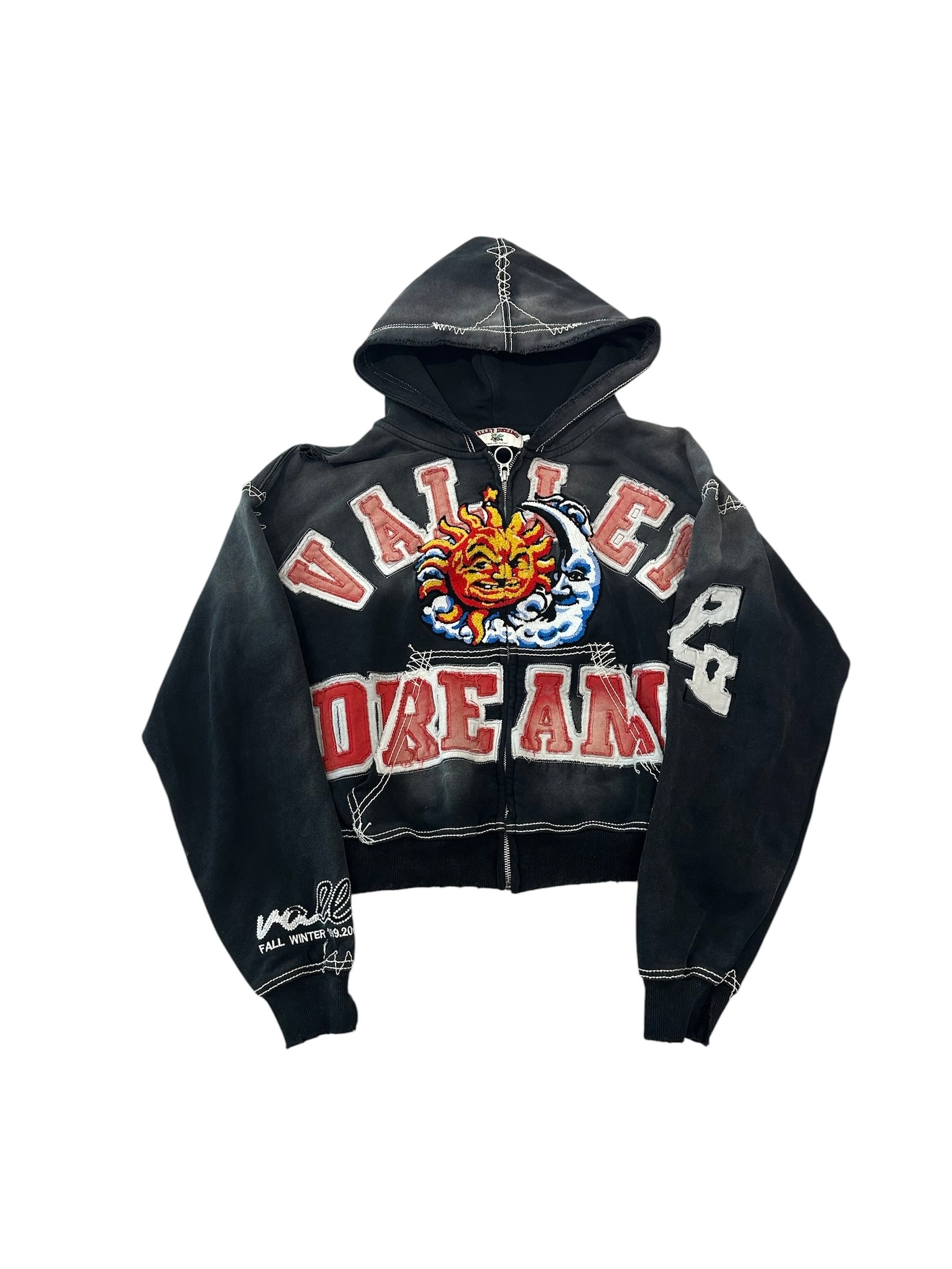 Vale Forever Sunny Zip Up Black (Sale)
