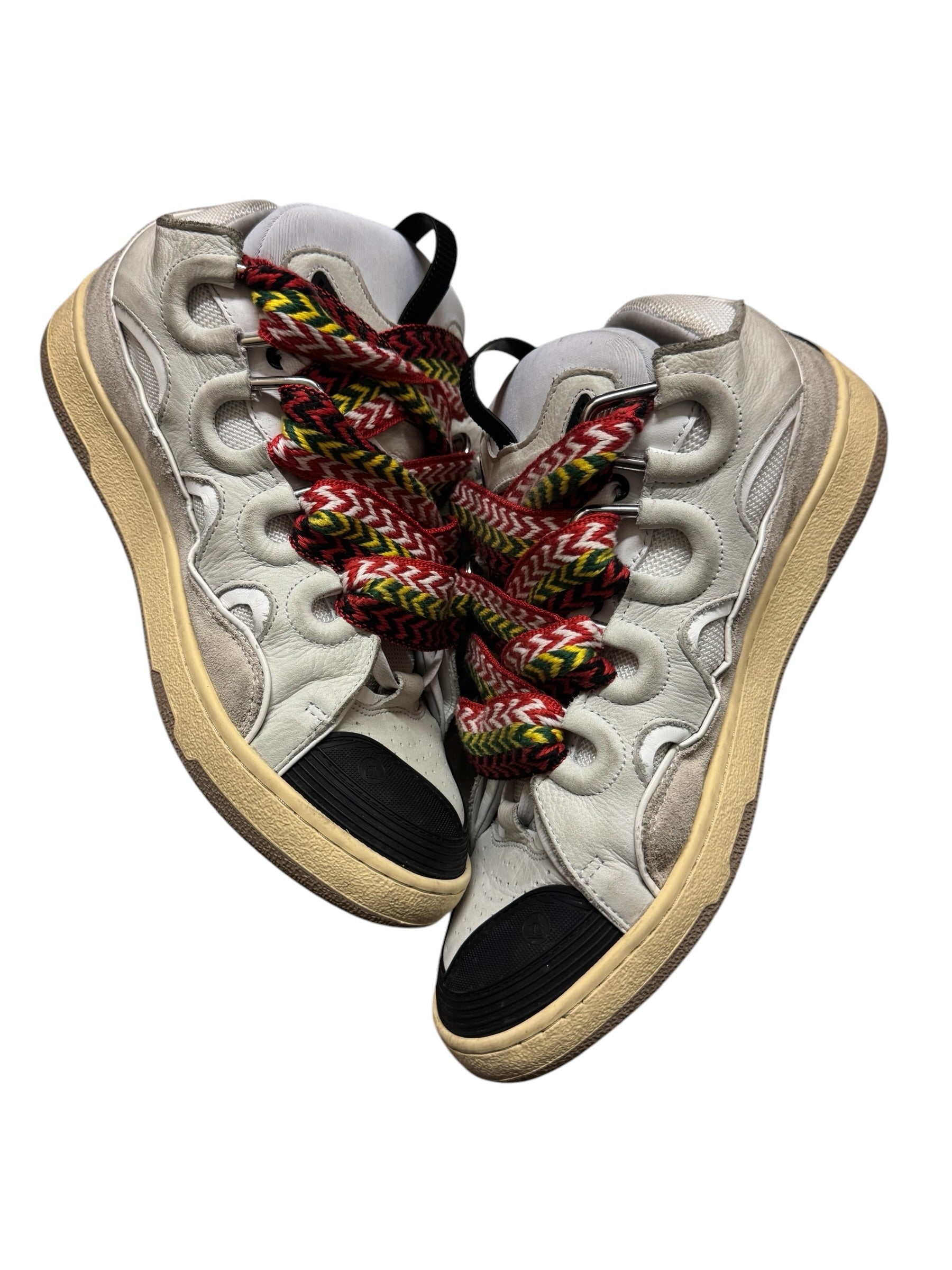 Lanvin Curb Sneaker White/Multicolor