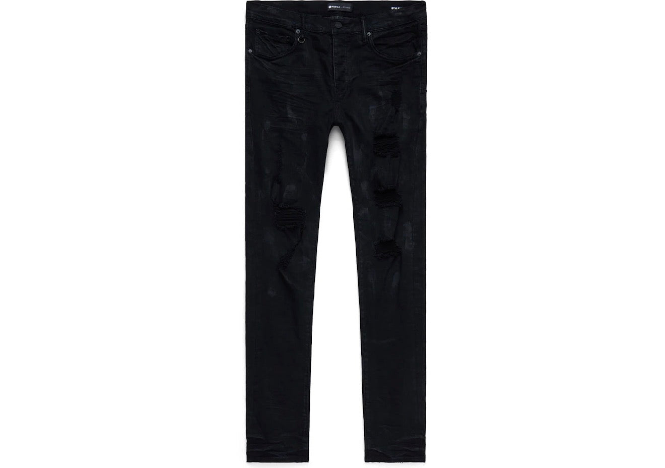 Purple Black Oil Spill Denim