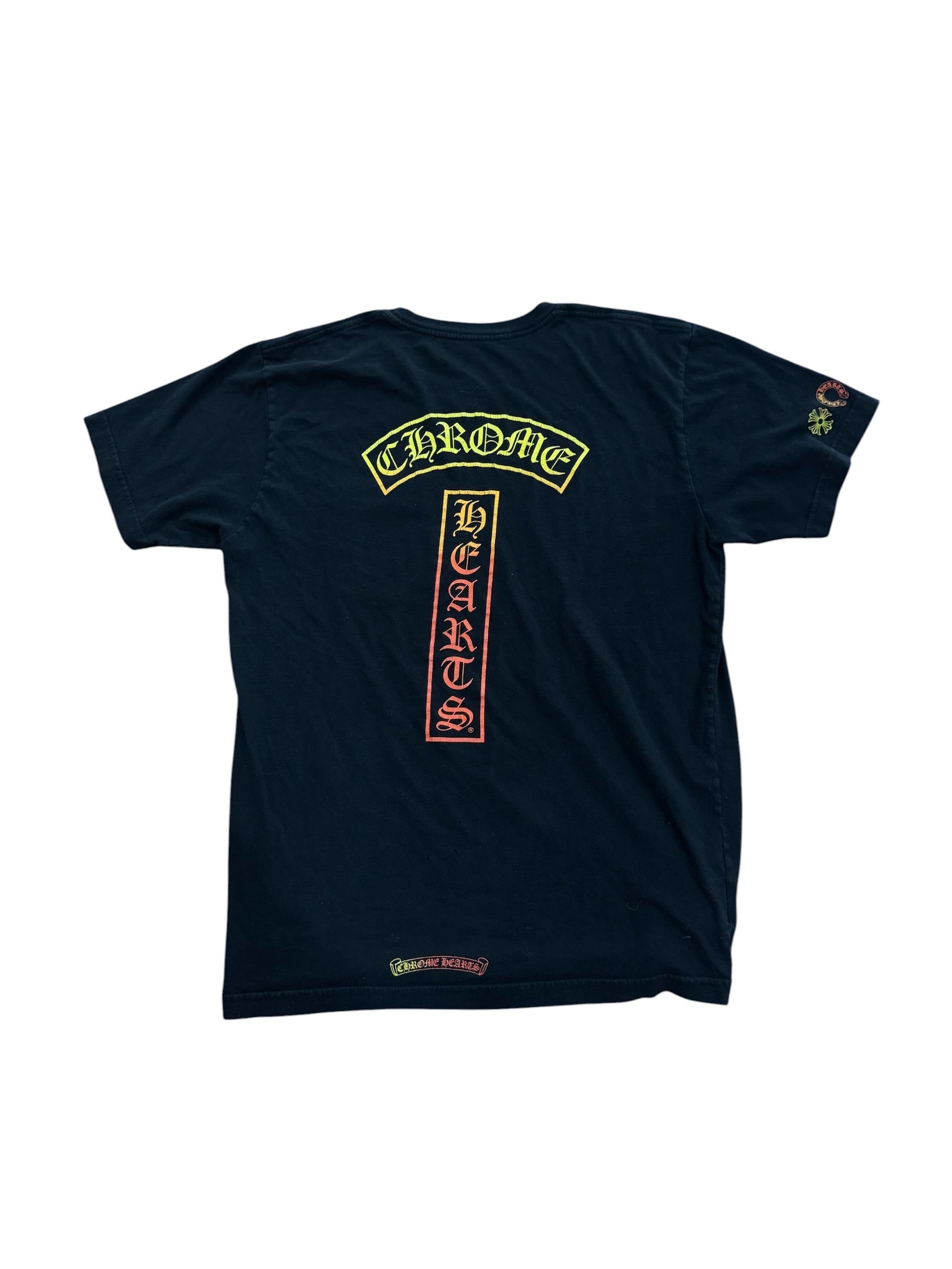 Chrome Hearts Gradient T Bar Script Short Sleeve Tee