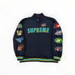 Supreme Mascots Zip Up Sweatshirt Navy