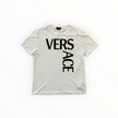 Versace Lettering Logo Tee White
