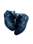 Lanvin Curb Sneakers Bottle Green Python