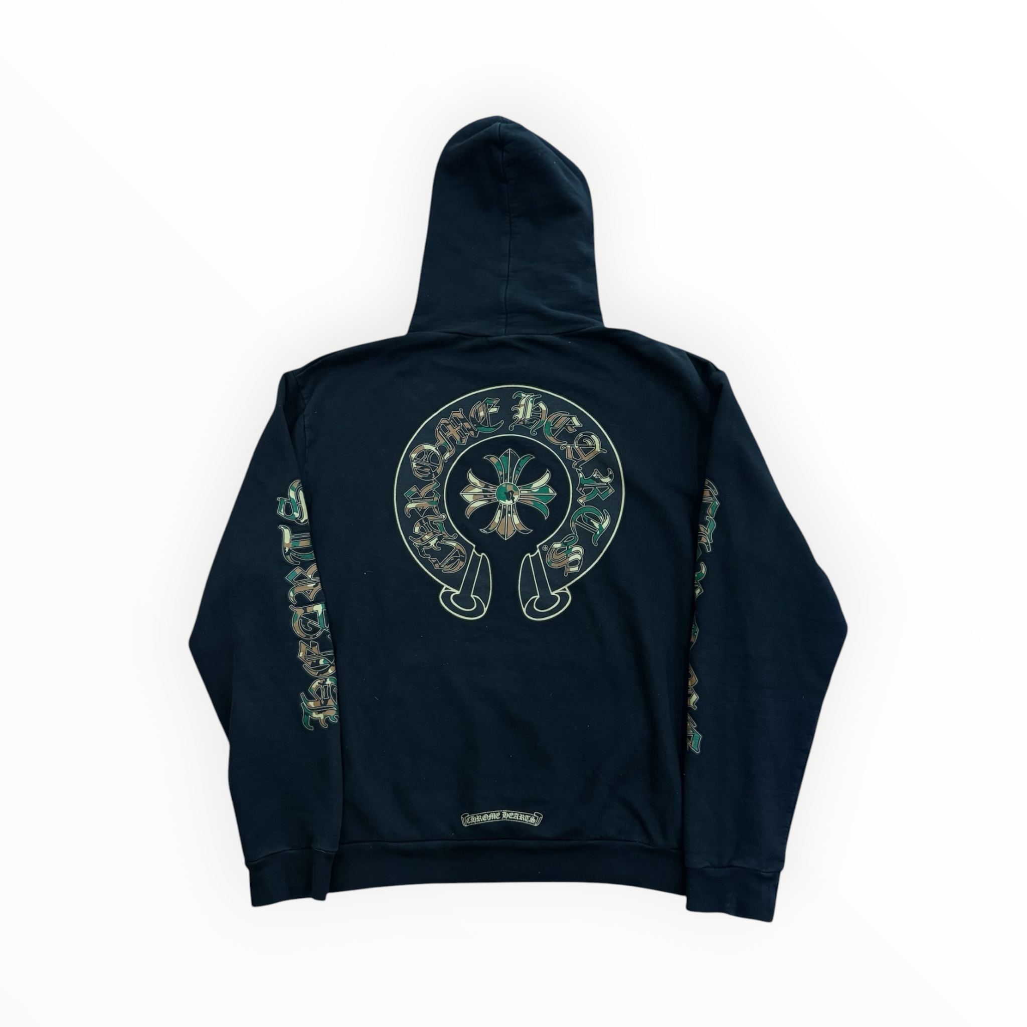 Chrome Hearts Camo Cemetery Triple Cross Hoodie