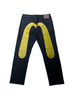 Evisu Daicock Print Baggy Denim