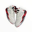 Jordan 5 Retro Fire Red Black Tongue (2025)