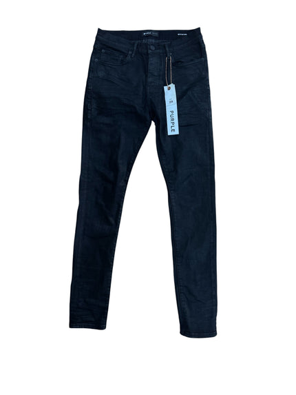 Purple Denim Black