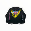 SeCND SLF x Masato Kawajo Firestorm Vintage L/S  Black/Red/Teal
