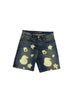 Sp5der Indigo Beluga Denim Shorts