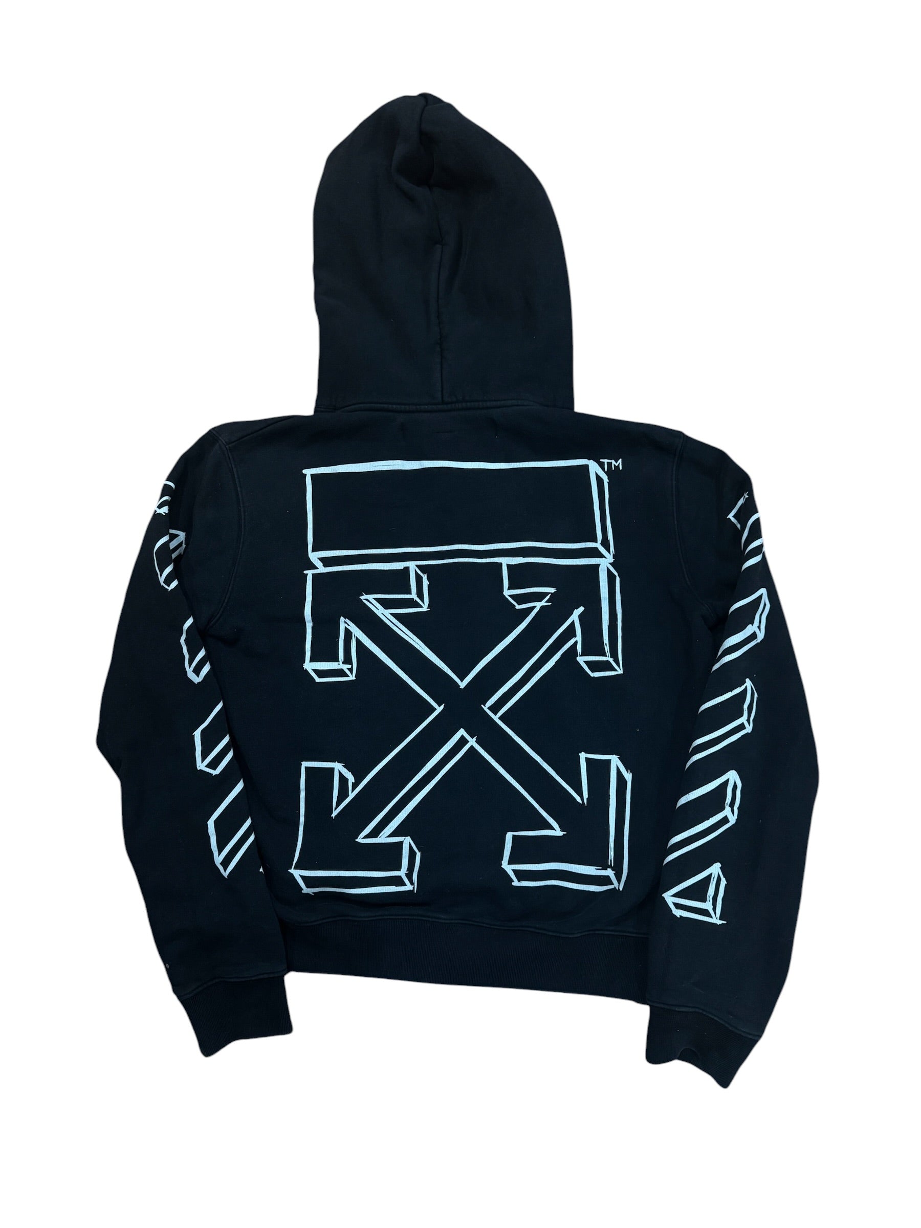 Off White Arrow Pullover Hoodie