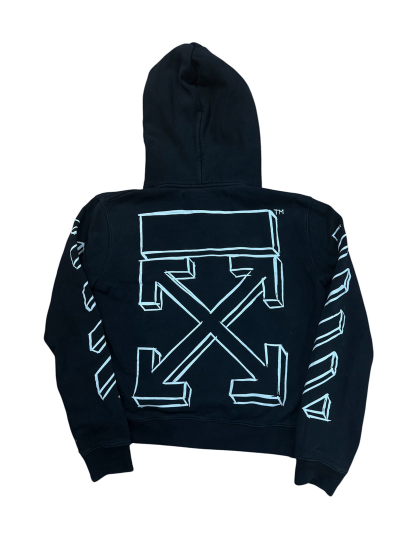Off White Arrow Pullover Hoodie