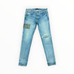 AMIRI Kids' Camo Applique Denim Jeans Clay Indigo