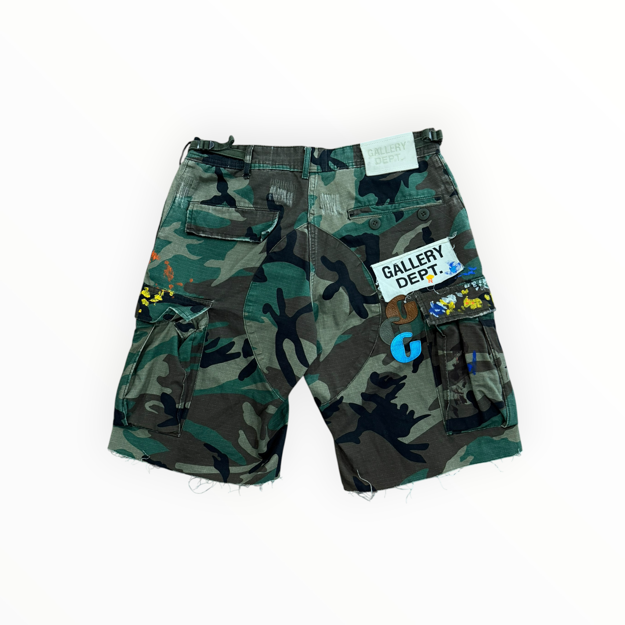 Gallery Dept. G Patch Camo Shorts