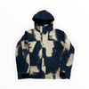 Supreme The North Face Bleached Denim Print Mountain Jacket Black