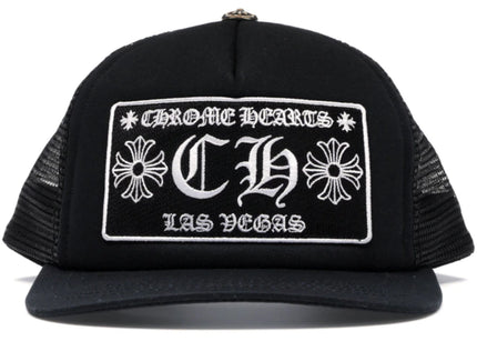Chrome Hearts CH Las Vegas Trucker Hat Black/Black