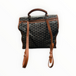 Goyard Saint Leger Briefcase Coated Canvas Backpack