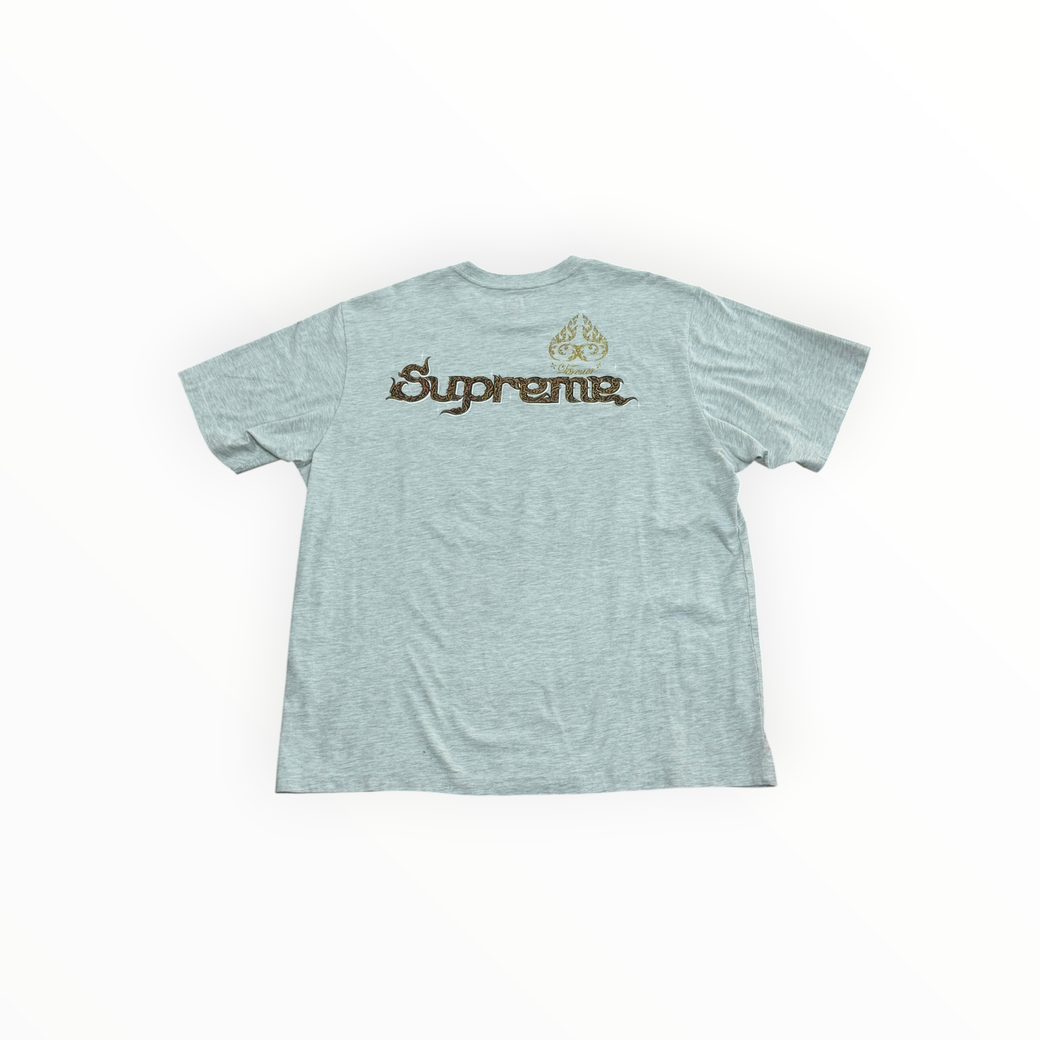 Supreme Peacock S/S Top Ash Grey
