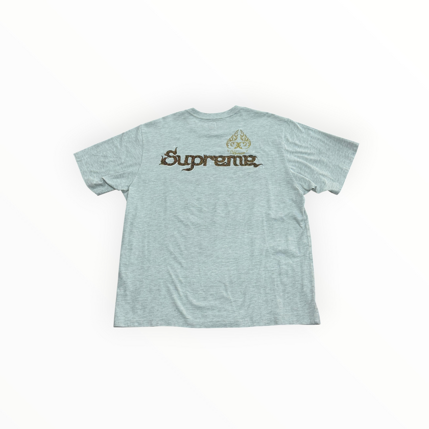 Supreme Peacock S/S Top Ash Grey