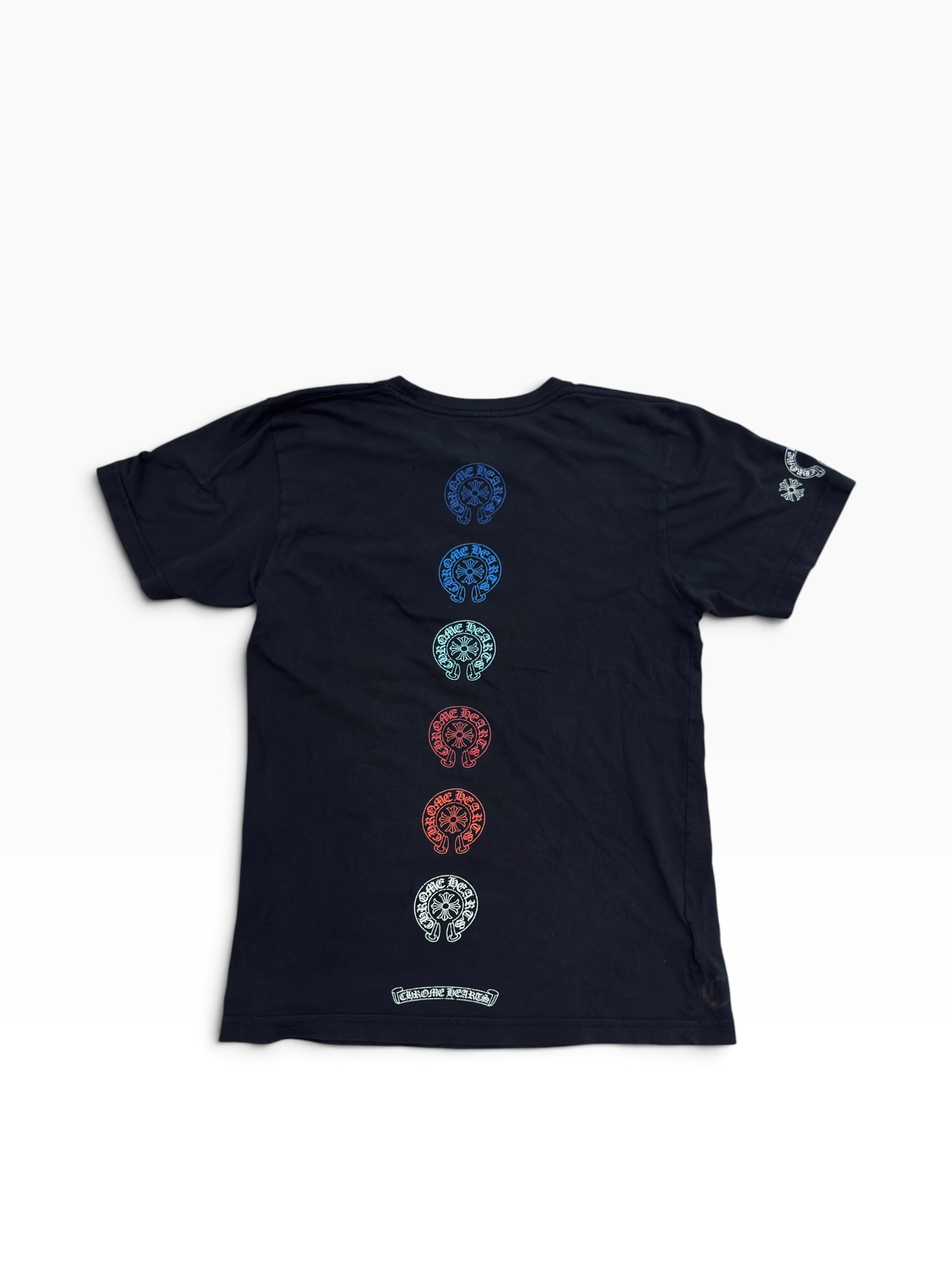 Chrome Hearts Multicolor Horseshoe Tee Black