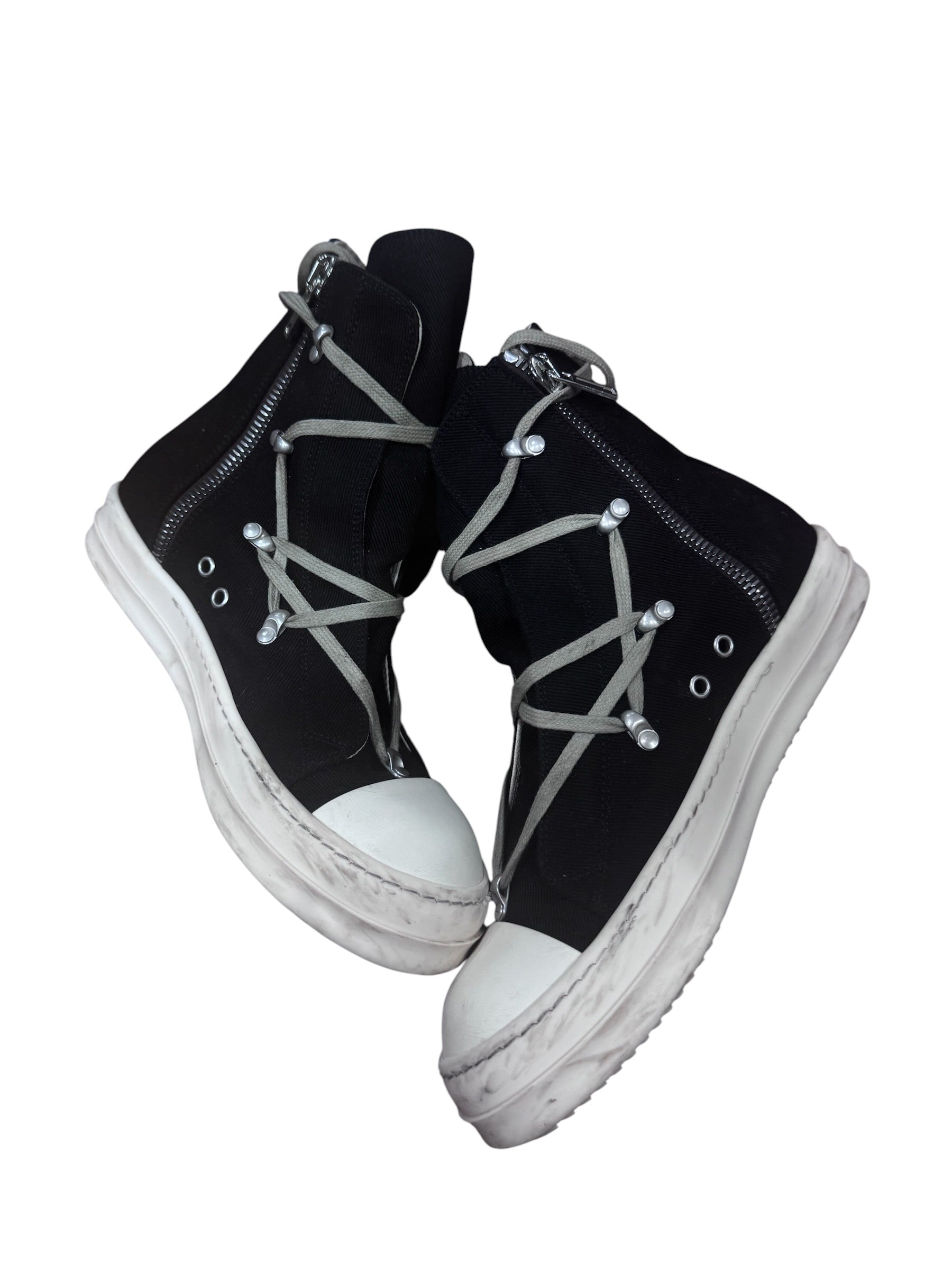 Rick Owens Hexa Hightop Black/Milk