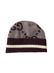 Gucci GG Cashmere Beanie Brown Ivory