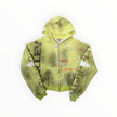 Vale Forever Glitch Thermal Zip Up Green