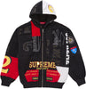 Supreme Patchwork Zip Up Hooded Sweatshirt (SS25) Black