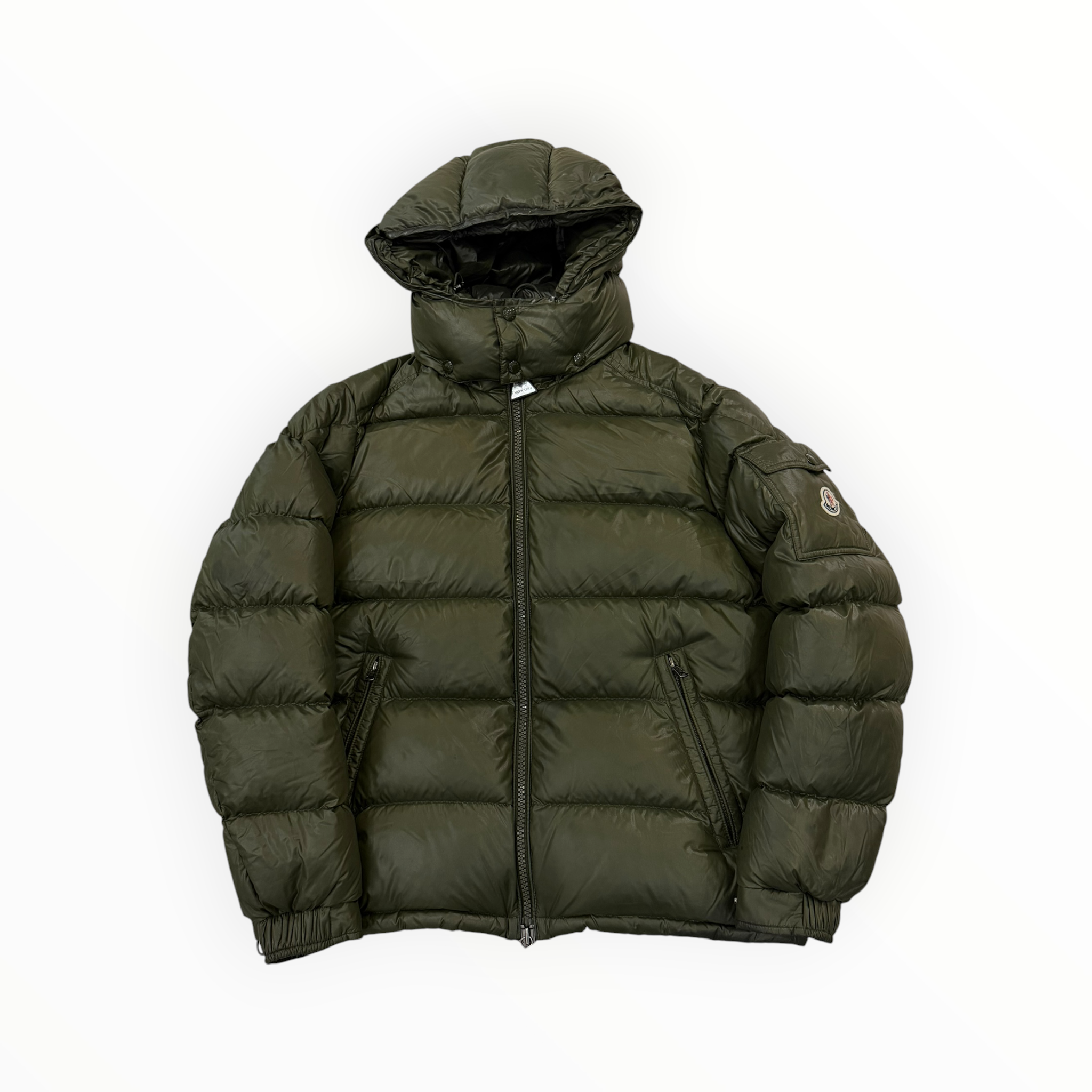 Moncler Maya Matte Down Jacket Green