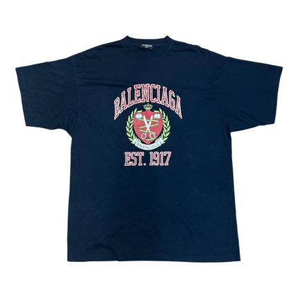 Balenciaga College Crest T-Shirt
