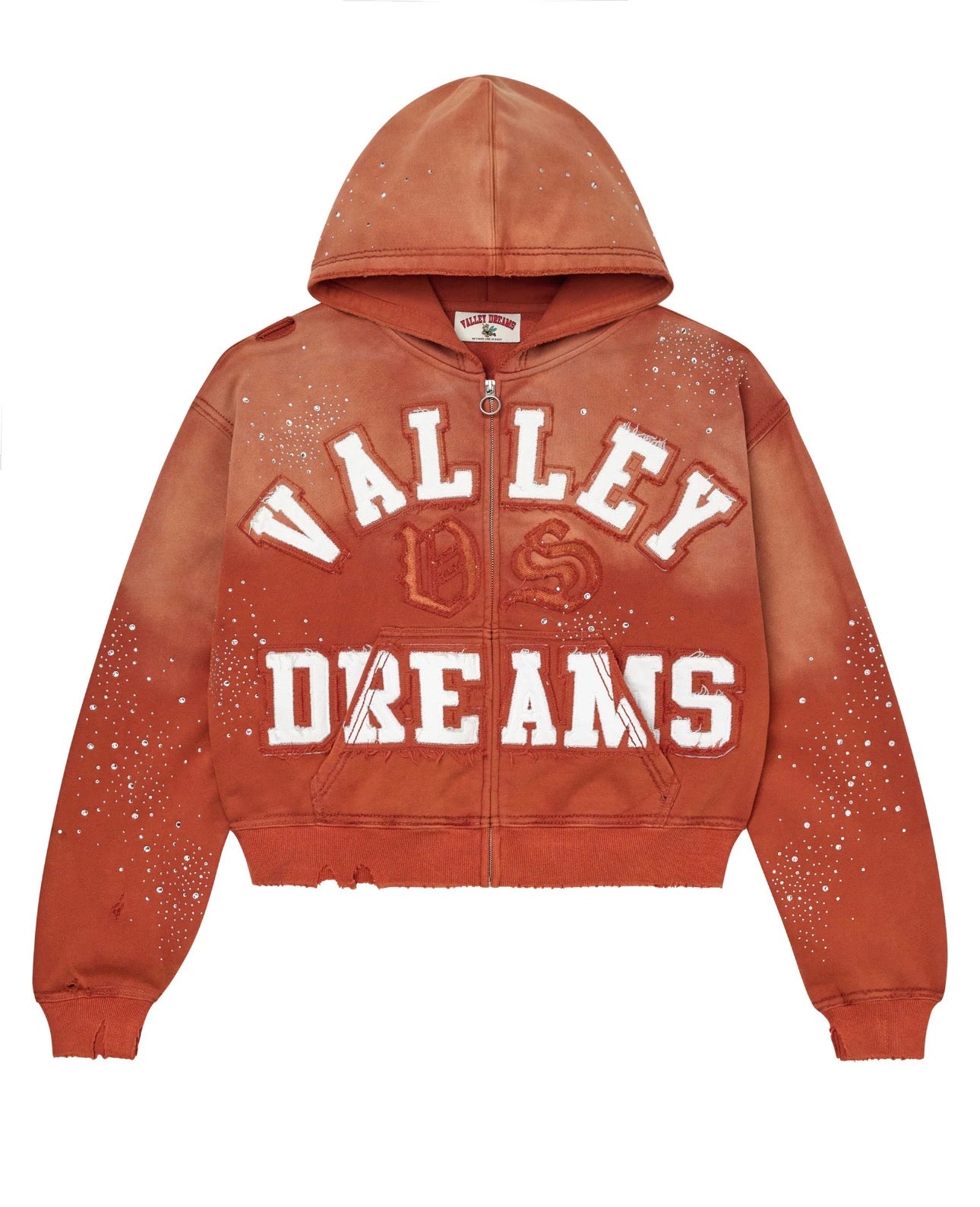 Vale Forever Classico Zip Up Orange