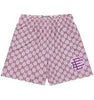 Eric Emanuel Monogram EE Shorts Purple/White