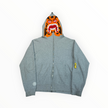 BAPE Tiger Full Zip Hoodie Gray