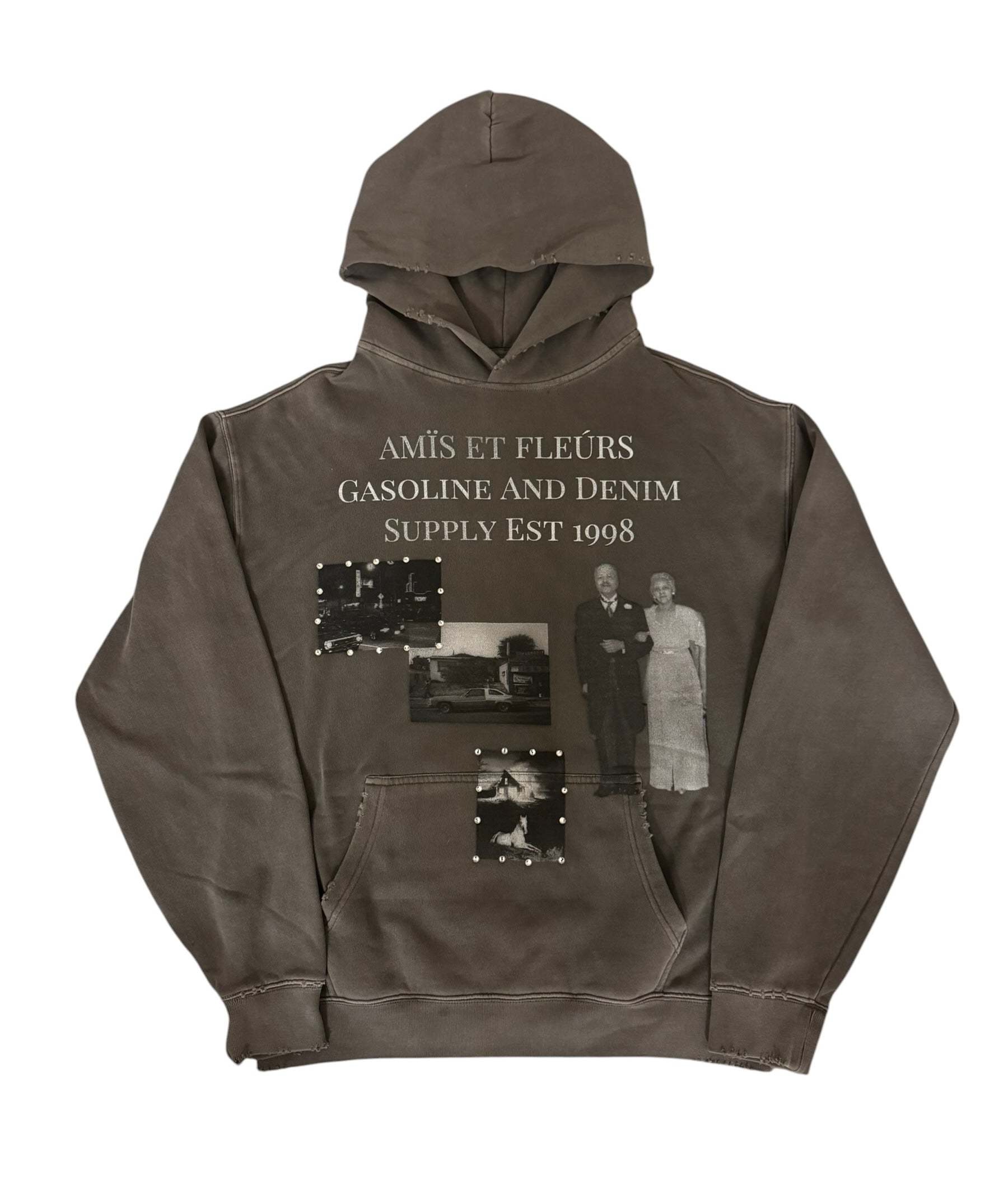 Amis ET Fleurs Denim Supply Hoodie
