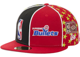 Supreme Mitchell & Ness Teams New Era 59Fifty Fitted Hat Red