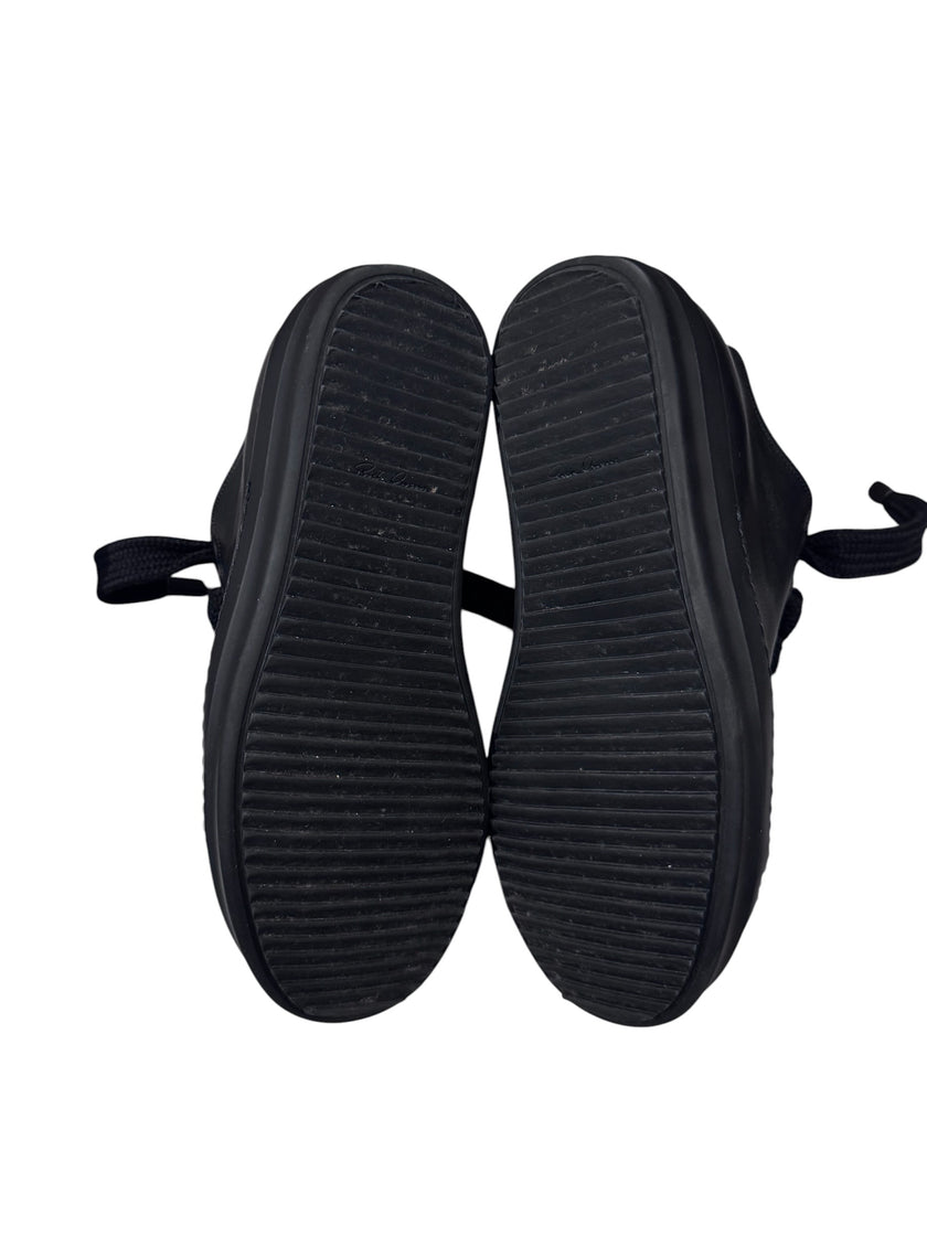 Rick Owen Mainline Jumbo Lace Low Triple Black