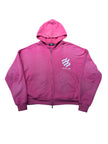 HMDD Pink Washed Zip Up