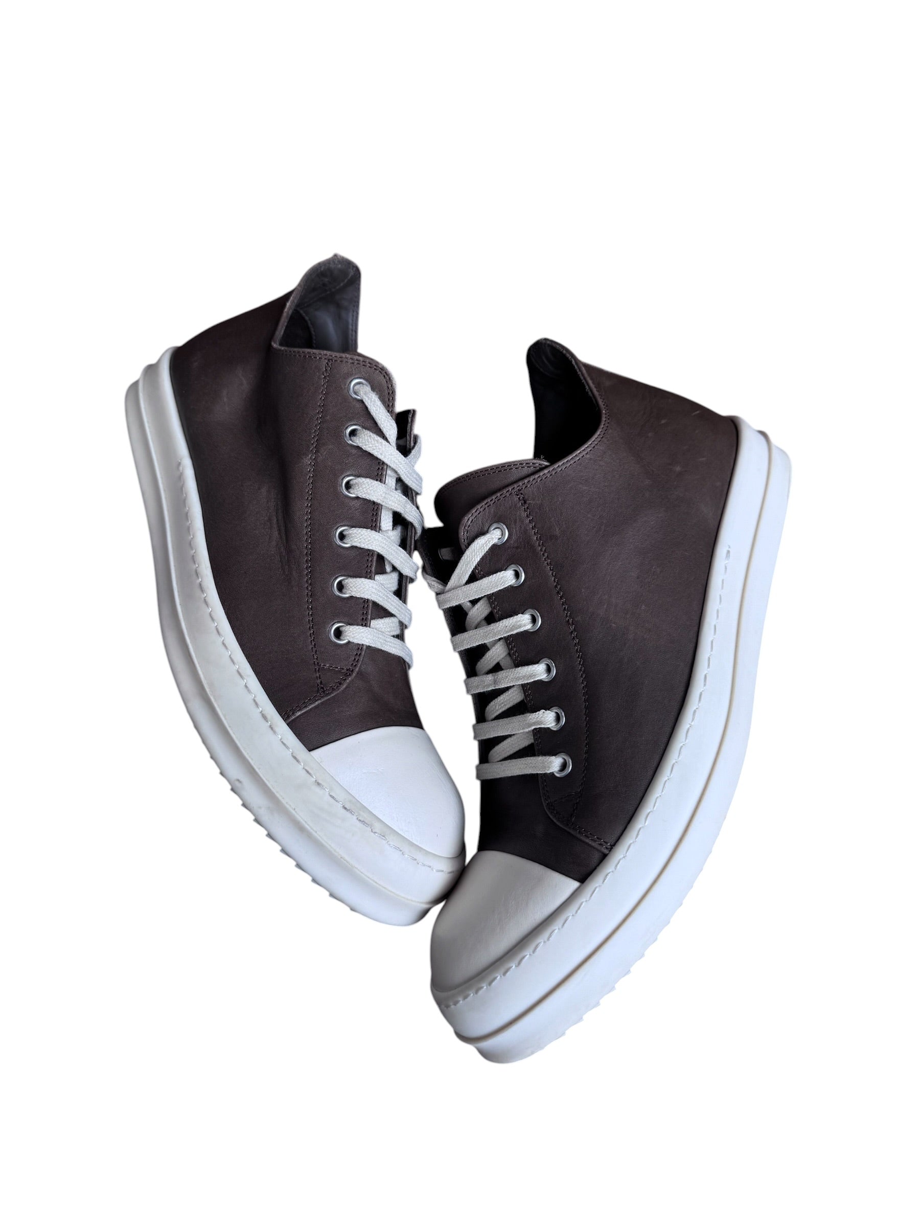 Rick Owens Ramone Low Saddle Brown