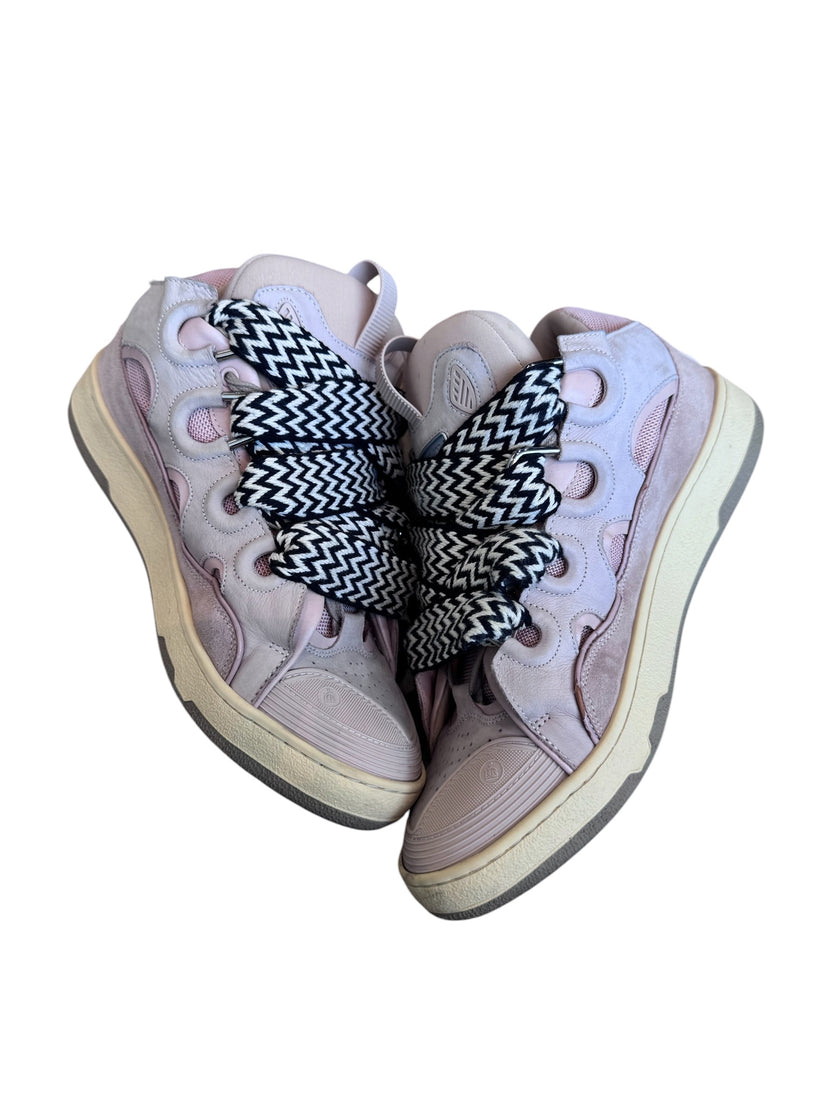 Lanvin Pink Curb Sneakers