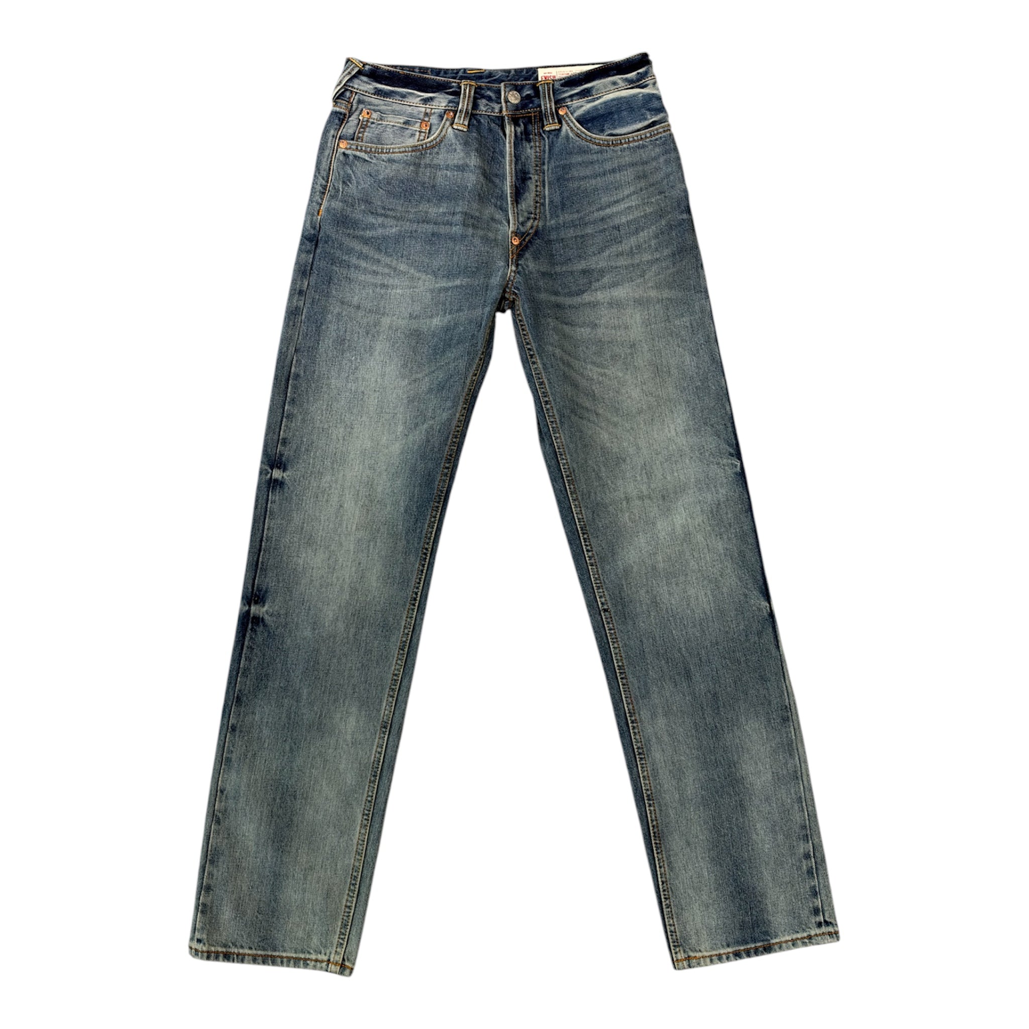 Evisu Pink Diacock Print Baggy Denim