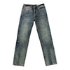 Evisu Pink Diacock Print Baggy Denim