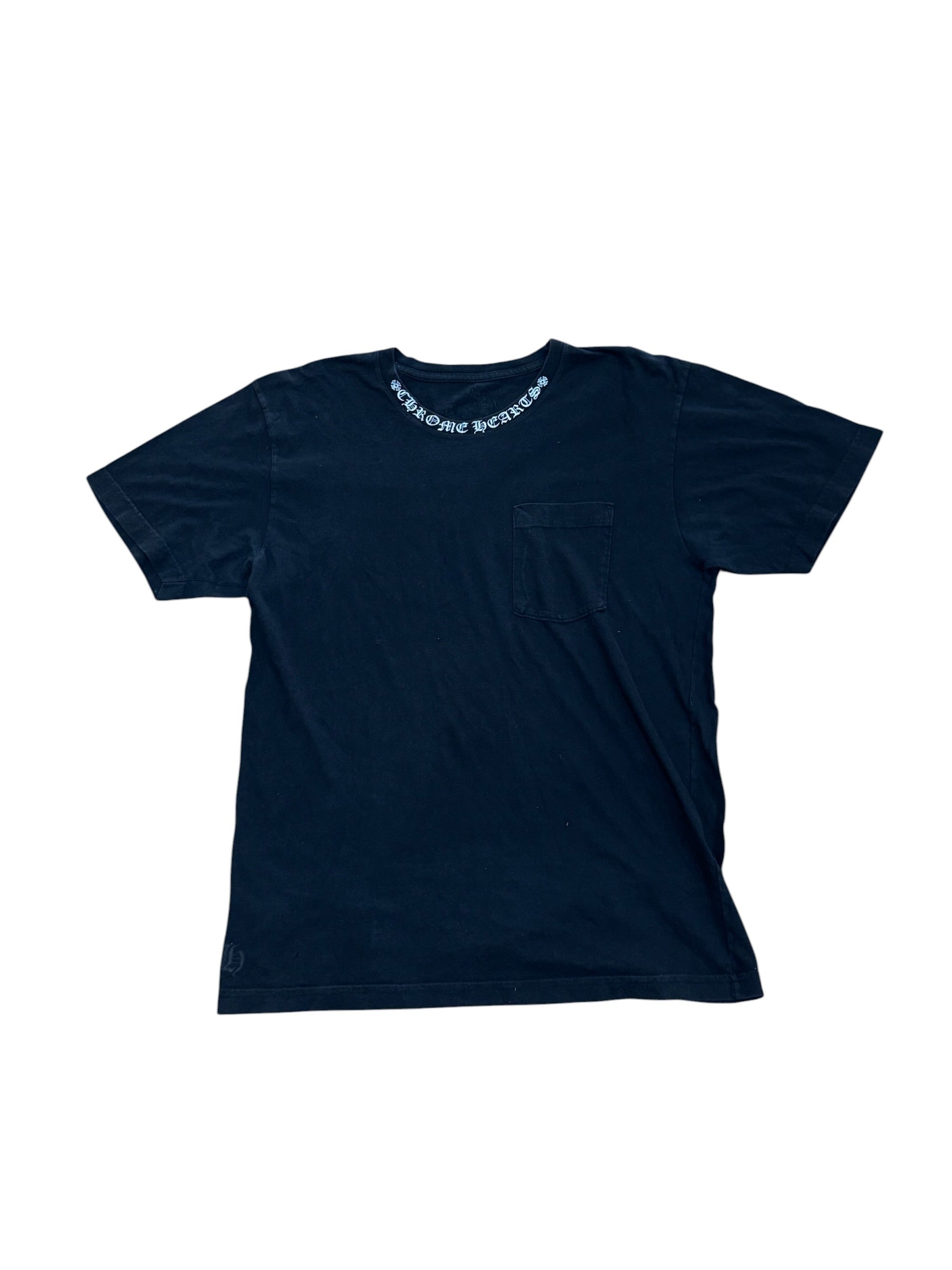 Chrome Hearts Neck-Logo Horseshoe Tee