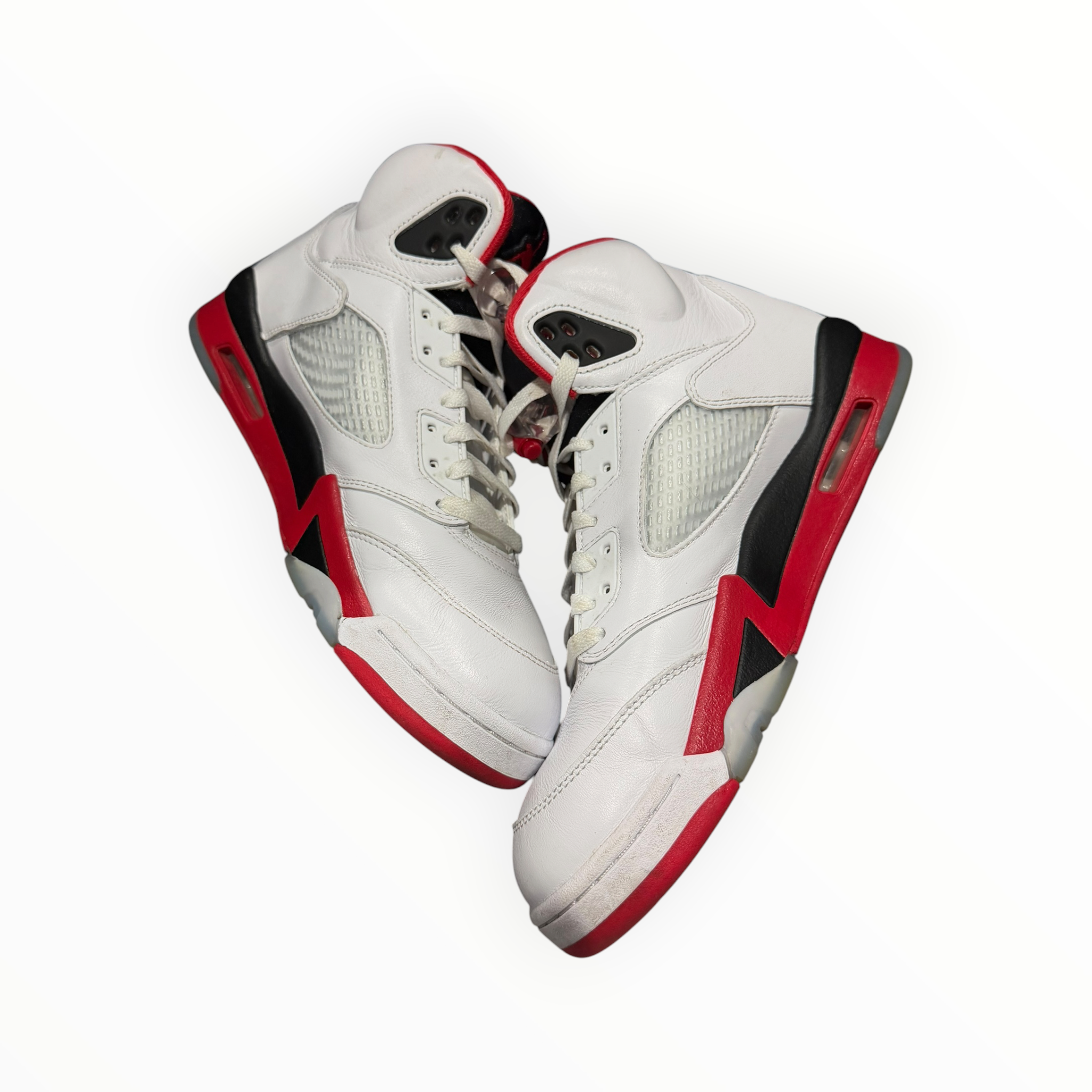 Jordan 5 Retro Fire Red Black Tongue (2025)