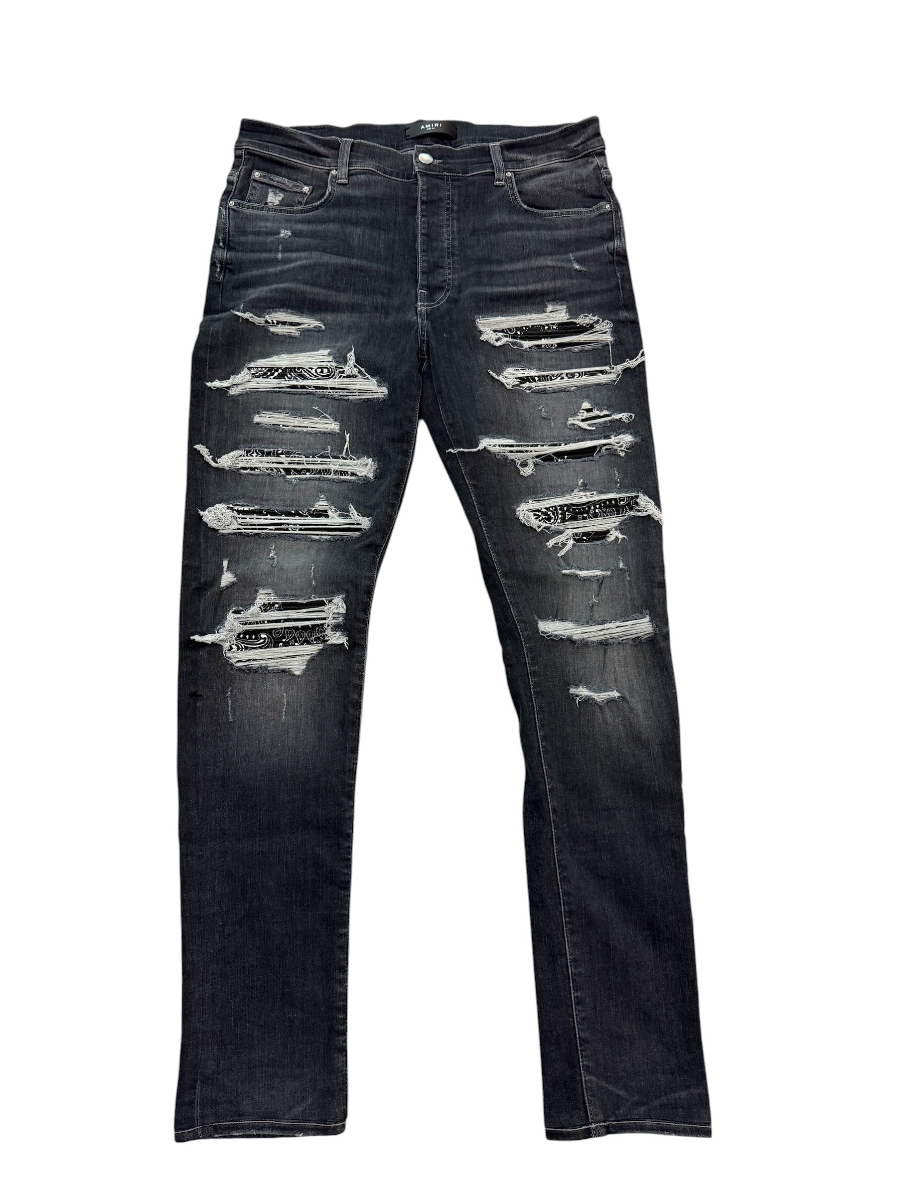 Amiri Bandana Thrasher Denim