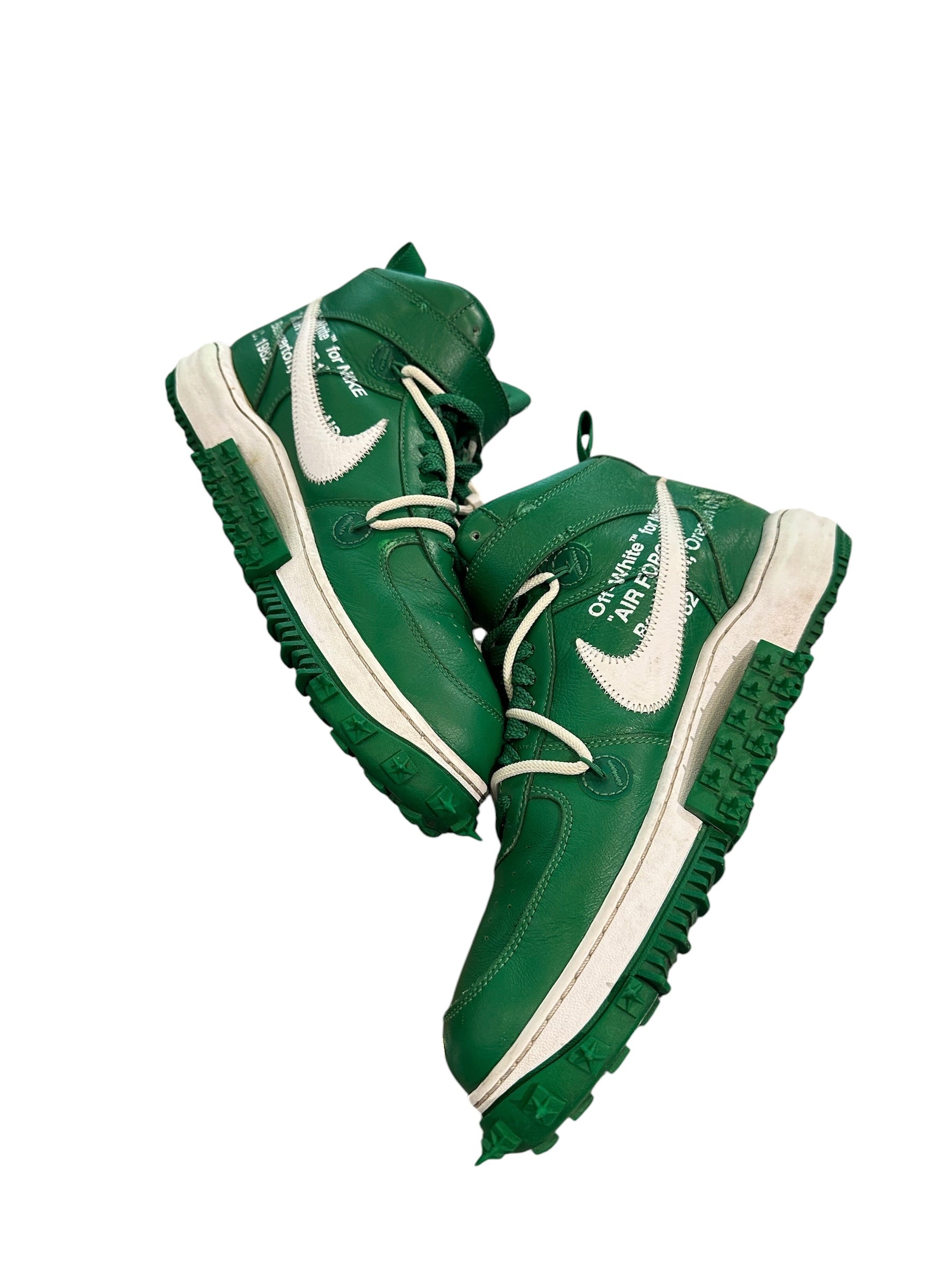 Nike Air Force 1 Mid Off-White Pine Green