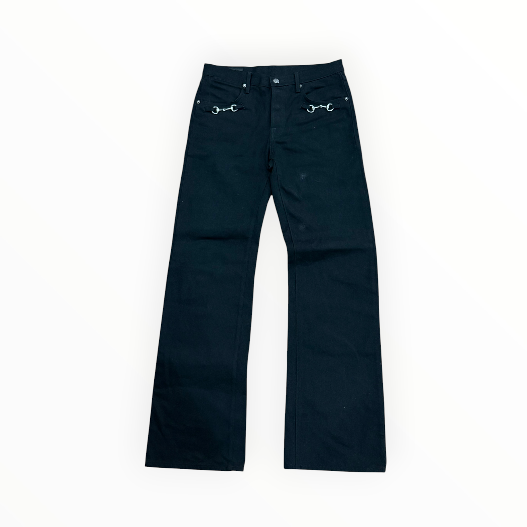 Gucci Horsebit Denim Black